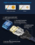 TISOFU?Ultra Certified 10K 8K HDMI Cable 10FT: HDMI 2.1 Cables 48Gbps High Speed Premium Braided Cord 8K@60Hz 4K@120Hz 4K@144Hz HDCP 2.2&2.3 CL3 A...