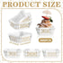 300 Pcs Square Cupcake Liners 2.36 Inches Square Baking Cups Brownie Cupcake Cups Square Paper Patterned Cupcake Wrappers for Wedding Baby Shower ...