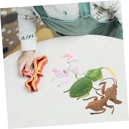 TOYANDONA Desktop Decor 3pcs Plastic Plastic Playes Desktop Toys Realistic Simulation Model Simulation Model Small Mantis Decoration Animal Decora...