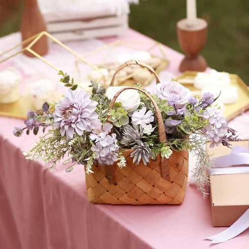 Serra Flora Artificial Flowers Combo for DIY Centerpieces Arrangements Wedding Bridal Bouquet Table Chair Candle Holder Baby Shower Cake Flower Ho...