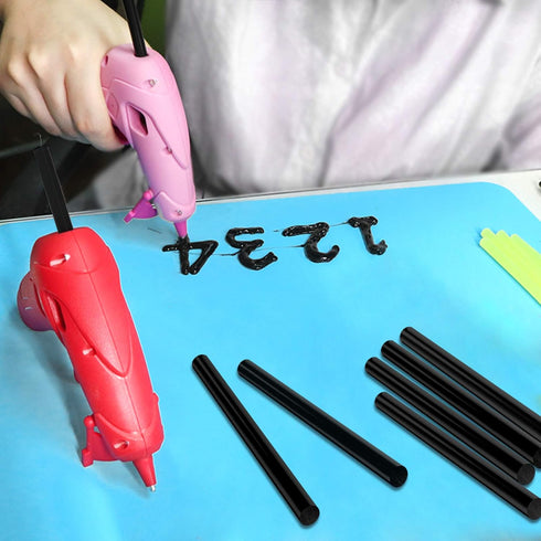 Mini Glue Gun Sticks 4" Long 0.27" Dia, Hot Glue Gun Refill Sticks, All-Purpose Dual Temp Glue Sticks (120)...