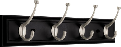 Liberty 129852 Four Hook 27-inch Wide Hat and Coat Rail/Rack...