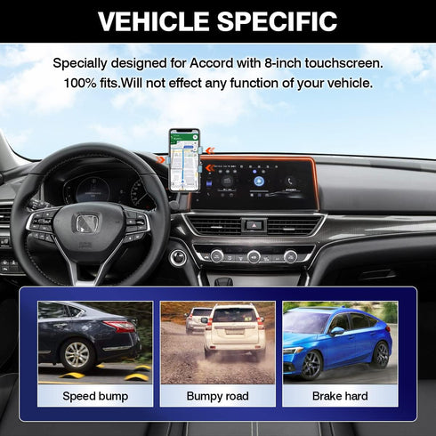 Autorder Car Phone Holder for Honda Accord 2018-2021 2022 Accessories Air Vent Screen Fixed Clip Cell Phone Mount Hands-Free 360 Degree Rotation...