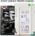ManGotree Over the Door Shoe Organizer with 24 Large Mesh Pockets, Behind Door Hanging Shoe Storage for Closet, Shoe Rack Holder for Sneakers, Sli...