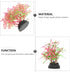 20pcs Fish Tank Landscaping Water Plants Succulants Terrarium Plants Artificial Succulent Aquarium Plants Decors Fish Tank Plants Artificial Plast...