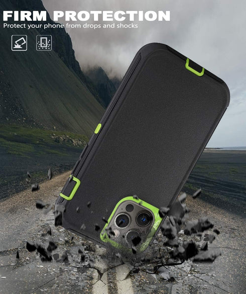 Case for iPhone 12 Pro Max Case 6.7" with 2 Screen Protector, Full Body Rugged Heavy Duty Military Grade Cover, Shockproof Drop-proof Protection D...