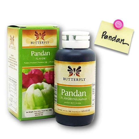 Pandan Flavoring Extract by Butterfly 2 Ounce (60 ml) with Mini Refrigerator Magnet...