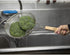 Tablecraft 10-1/4" Tinned Medium Mesh Strainer...