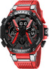 KXAITO Men's Watches Sports Outdoor Waterproof Military Watch Date Multi Function Tactics LED Face Alarm Stopwatch for men 8087...