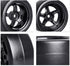 Hobbypark 12mm Hex 1/10 RC Drift Tires Hard Plastic and Wheels for Tamiya HPI Traxxas Kyosho Redcat HSP 1:10 Scale RC Drift Car Drifting (Set of 4...