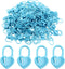 Litoexpe 200 Pcs Knitting Marker Blue, Heart Design Needle Clip Crochet Locking Stitch Markers for Art DIY Craft Project Crochet Work......