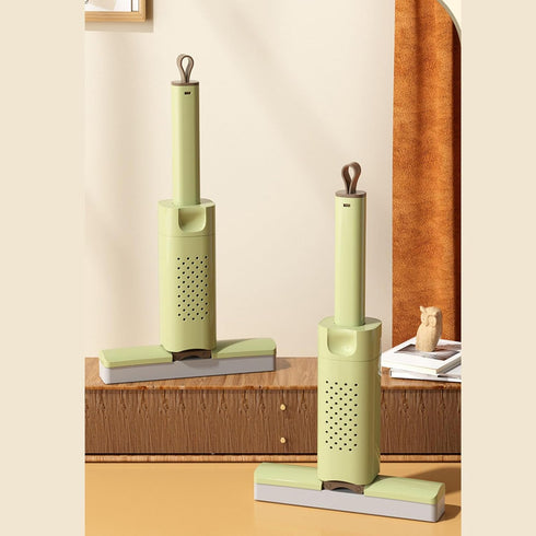 Short Mop Damp Duster Hands Mini Mop Cleaning Portable Mop Self Squeeze Small Mop for Blinds Vents Mirrors and Desk...