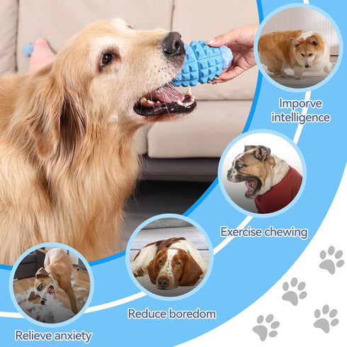 Tough Dog Toys for Aggressive Chewers Large Breed, Dog Chew Toys for Aggressive Chewers, Indestructible Dog Toys for Large Dogs, Durable Dog Toys,...