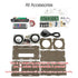 EIELE Soldering Practice kit Multi-Function Speaker AUX TF Playback Voice-Activated Level Indicator Dual Channel Speaker Education Black case Spea...