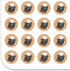 Just Write Antique Typewriter Writer Author 1/2" (0.5") Planner Calendar Scrapbooking Crafting Opaque Stickers...
