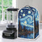 Blender Cover Dust Cover Starry Night Food Processor Cover with Top Handle Small Kitchen Appliance Covers Anti Fingerprint Coffee Maker Cover Kitc...