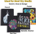 Dyvicl Black Paper Pad 5.5"x8.5" Sketch Book, 35 Sheets (90 lb/150gsm), Spiral Black Sketchbook Drawing Paper for Pencil, Pastel, White Ink Gel Pe...