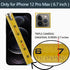 LAMEEKU for iPhone 12 Pro Max Wallet Case, Case with Card Holder, 360°Rotation Ring Kickstand, RFID Blocking Leather Protective Case Designed for ...
