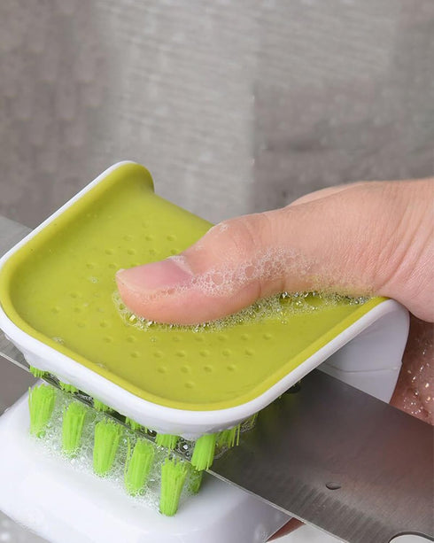 Blade Knife Cleaner 2PCS Kitchen Washing Brush Chopsticks Cutlery Cleaning Brush Double-Sided Knife Scrubber...