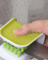 Blade Knife Cleaner 2PCS Kitchen Washing Brush Chopsticks Cutlery Cleaning Brush Double-Sided Knife Scrubber...