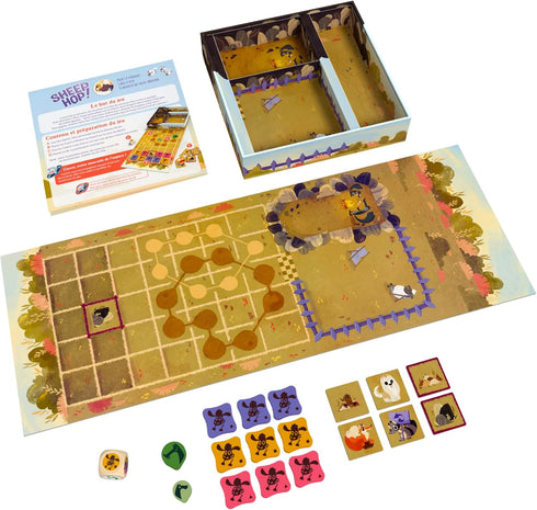 Space Cow Sheep Hop Board Game | Cooperative Strategy Game | Fun Family Game for Kids and Adults | Ages 5+ | 1-4 Players | Average Playtime 15 Min...