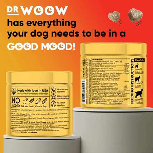 Multivitamins for Dogs - Everyday Vitamins for Dogs | Gut Immune Health, Joint Heart Eye Support | Dog Supplements Glucosamine Chondroitin, Digest...