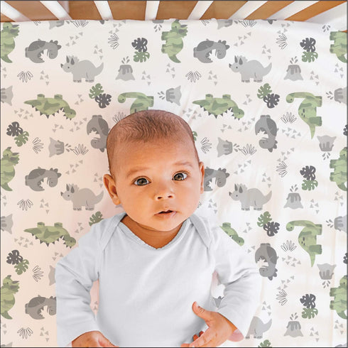The Peanutshell 2-Pack Fitted Crib Sheet Set - Super Soft & Breathable Baby Girl or Boy Crib Sheets, Nursery Decor, Fit for Standard Mattress Cove...