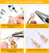 360 Pcs 925 Sterling Silver Earring Hooks Kit?Include Ear Wires Hypo-allergenic Earring Fish Hooks, Open Jump Rings, Clear Silicone Earring Backs ...