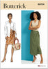 Butterick B6934A Misses' Wrap Skirt Sewing Pattern Kit in Two Lengths, Design Code B6934, Sizes XS-S-M-L-XL-XXL...