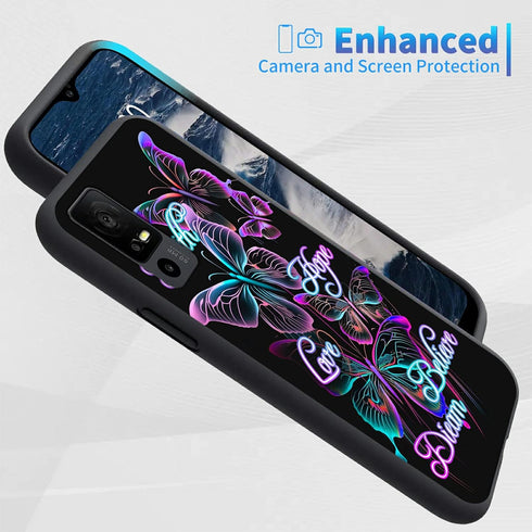 Case for TCL 40 XL 6.75" 2023, Phone Case for TCL 40 XL TPU Protective Cover, Ultra-Thin Soft Silicone Shockproof Anti-Scratch Cover Fit for TCL 4...