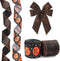 Hying 2 Rolls Halloween Ribbon for Wreath Bows Wrapping Gifts, Black Orange Pumpkin Ribbons for Gift Wrapping Halloween Party Decoration DIY Craft...