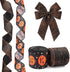 Hying 2 Rolls Halloween Ribbon for Wreath Bows Wrapping Gifts, Black Orange Pumpkin Ribbons for Gift Wrapping Halloween Party Decoration DIY Craft...