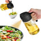 Oil Sprayer for Cooking,2 in 1 Olive Oil Dispenser and Oil Sprayer 470ml Olive Oil Spritzer,Oil Sprayer for Air Fryer, Salad,BBQ,Roasting-Black...