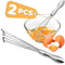 2 Pcs Ball Whisk Set — Stainless Steel Whisk Set with Comfortable Ergonomic Handle | Excellent for Eggs, 10 Ball Head, Easy to Clean — Compact 12”...