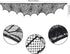 Hooqict Halloween Decoration Halloween Black Lace Spiderweb Fireplace Mantle Scarf Cover for Halloween Party Supplies 18 x 96 Inch...