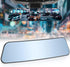 JOYTUTUS Rearview Mirror, 12 Inch Panoramic Anti-Glare Rear View Mirror, Interior Clip-on Wide Angle Convex Rear View Mirror Effectively to Reduce...