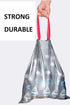 Small Drawstring Trash Bags 4 Gallon 45 Count Tear-Free Gray Individual Unscented Small Garbage Bags Separated Unscented for Bathroom Kitchen...