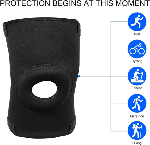 Nvorliy Plus Size Knee Compression Sleeve, Knee Brace for Large Legs Medical Support for Knee Pain Relief, Arthritis, Sports Exercise, Injury & Po...