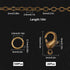 SUNNYCLUE 32.8Feet/10m Antique Bronze Chain Bulk Brass Curb Chain 2.6x2x0.3mm Links Cable Chains for Jewelry Making Chains 100Pcs Iron Jump Rings ...