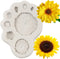 Sunflower Fondant Molds Sunflower Stamen Silicone Mold for Sunflower Cake Decoration Cupcake Topper Chocolate Candy Polymer Clay Gum Paste...