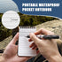 6 Pack Waterproof Notepads, 3 x 5 Spiral Notebook All-Weather Small Pocket Notebook, Waterproof Memo Paper Notepad with 50 Sheets Lined Pages Ston...