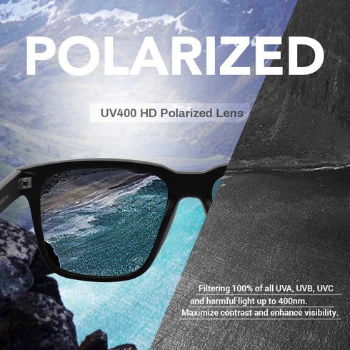 MAXJULI Polarized Sunglasses for Big Heads Men Women 8023...