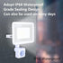 20W Plug in LED Motion Sensor Flood Light, PIR Induction Lamp, Dusk to Dawn Outdoor Auto ON/Off, 6500K Security Spot Daylight, IP66 Rainproof Work...
