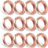 Pack of 12 Oil Drain Plug Washers, M12 Car Sealing Kits, Durable Automobile Accessories, Compatible with Qashqai X-Trail, New Teana, New Sunshine,...