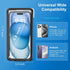 Beasyjoy Waterproof Phone Case, Underwater Snorkeling Diving Phone Case, Universal Self-Check Water Proof Case Up to 6.9 Inch for iPhone 15/14/13/...
