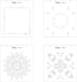Sizzix Layered Reusable Crafts 4PK Mosaic Flowers by Jessica Scott | 664919 | Chapter 4 2022 STENCILS, One Size, Mulitcolour...