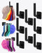 Hat Rack for Hat Storage (8-Pack), Multi-purpose Hat Organizer, Strong Adhesive Hat Hooks for Wall Hat Organizer for Baseball Caps, Two Mounting O...