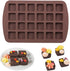 Webake Mini Brownie Pan Square Silicone Baking Mold for Keto Fat Bomb, Chocolate, Peanut Butter, Blondie...