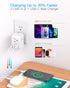 Multi Plug Outlet Extender, Power Strip Non Surge Protector Electric Outlet Splitter with 3 USB Wall Charger (1 USB C), Multiple Outlet Expander f...