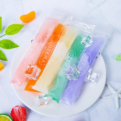 150 Pack Popsicle Bags, Ice Pop Bags for Kids Adults, Disposable Ice Popsicle Molds with Funnel for DIY Healthy Snacks, Yogurt, Fruit Smoothies...